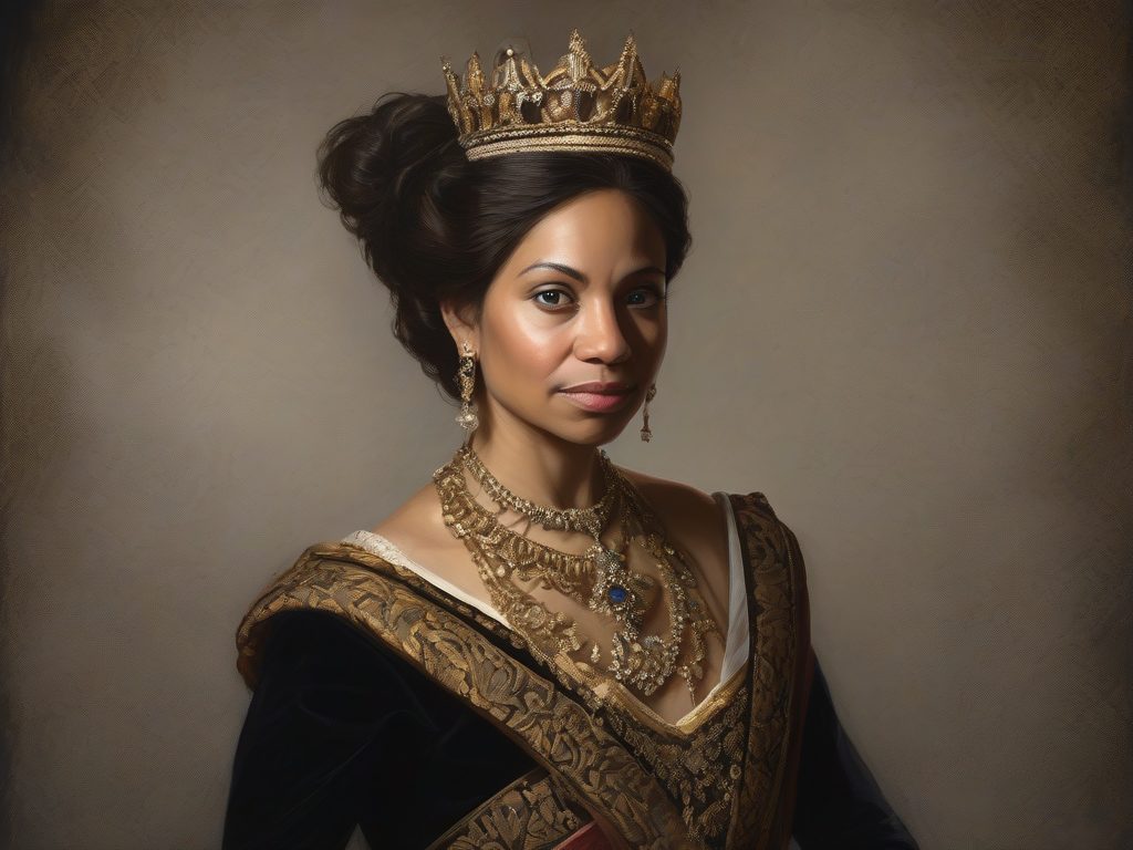 Royal Portrait - studio light AI portrait by NovaMotion AI image generator Pakistan