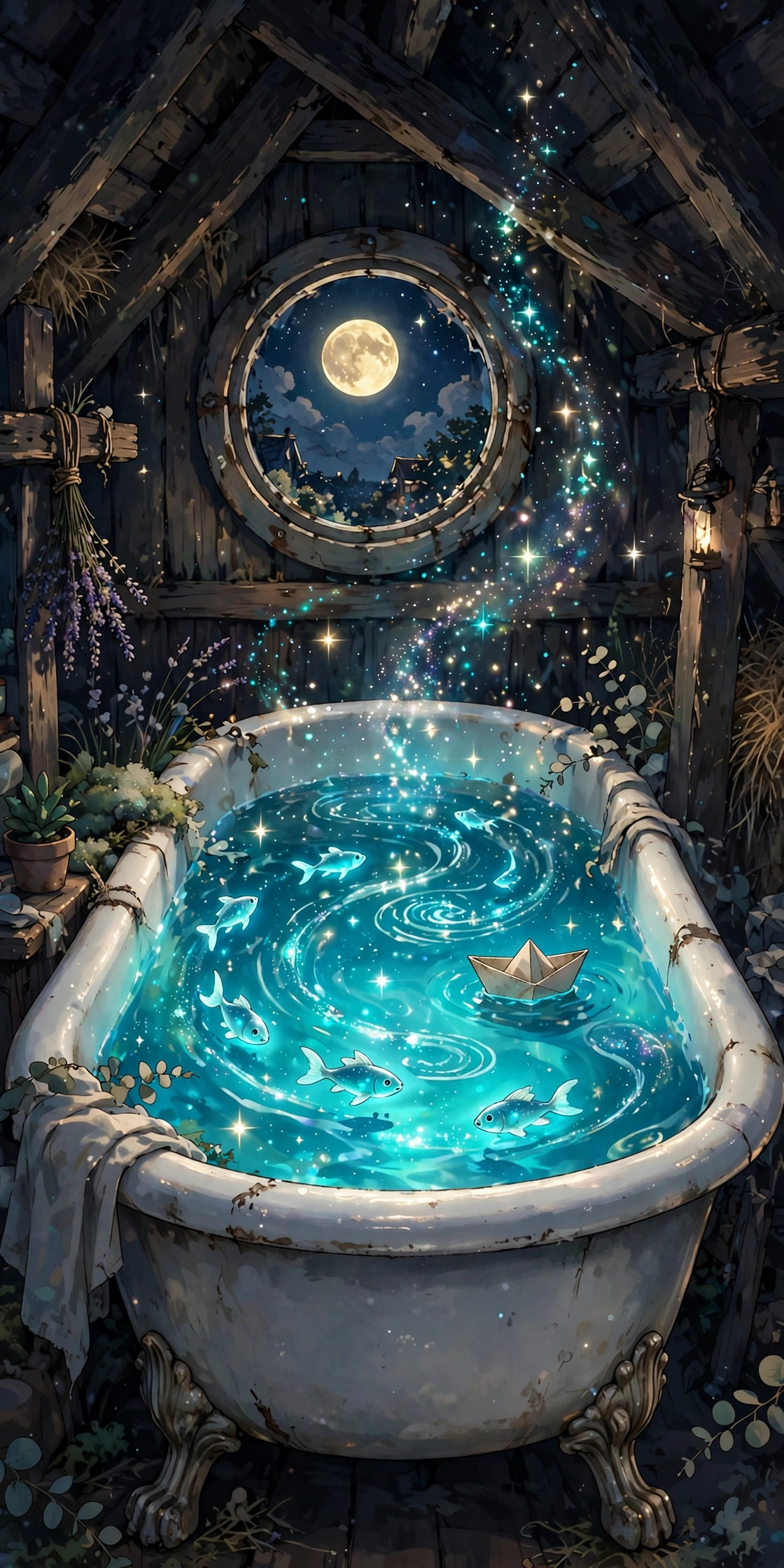 🛁 The Glowing Bathtub — master prompt